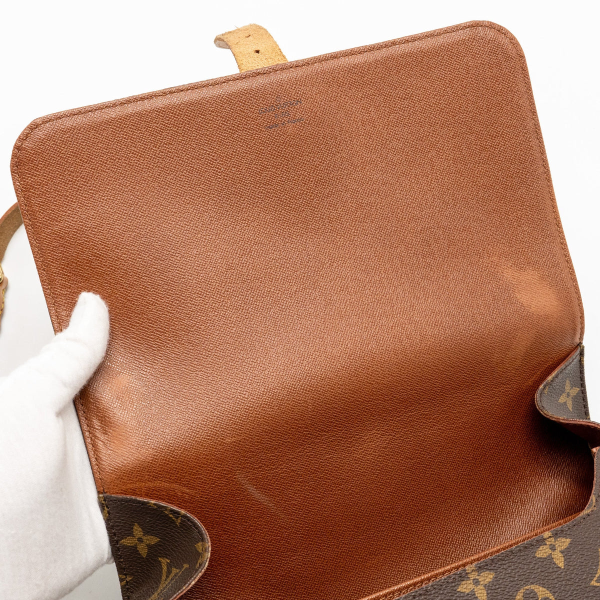 LOUIS VUITTON VINTAGE MESSENGER CROSSBODY BAG MONOGRAM CANVAS GHW