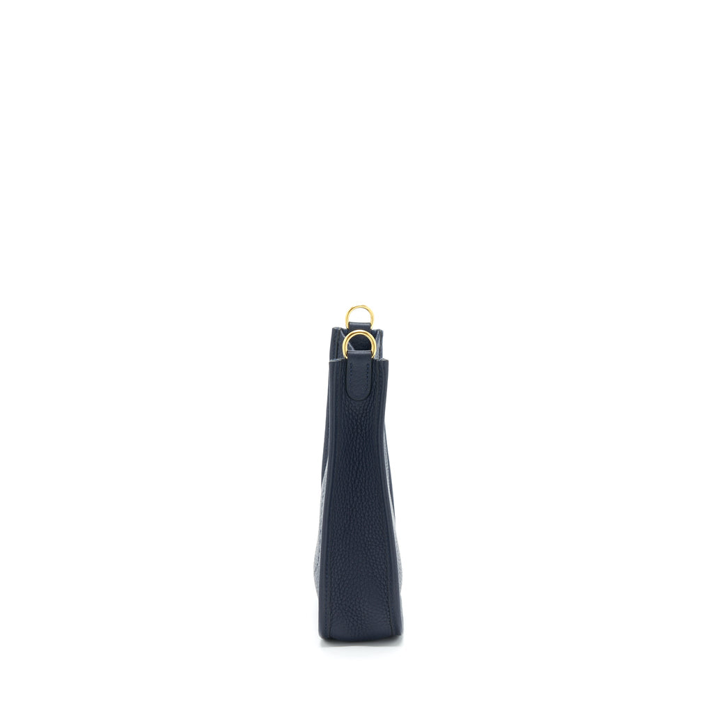 HERMES MINI EVELYNE CLEMENCE BLUE NUIT/BLUE INDIGO GHW YEAR 2020