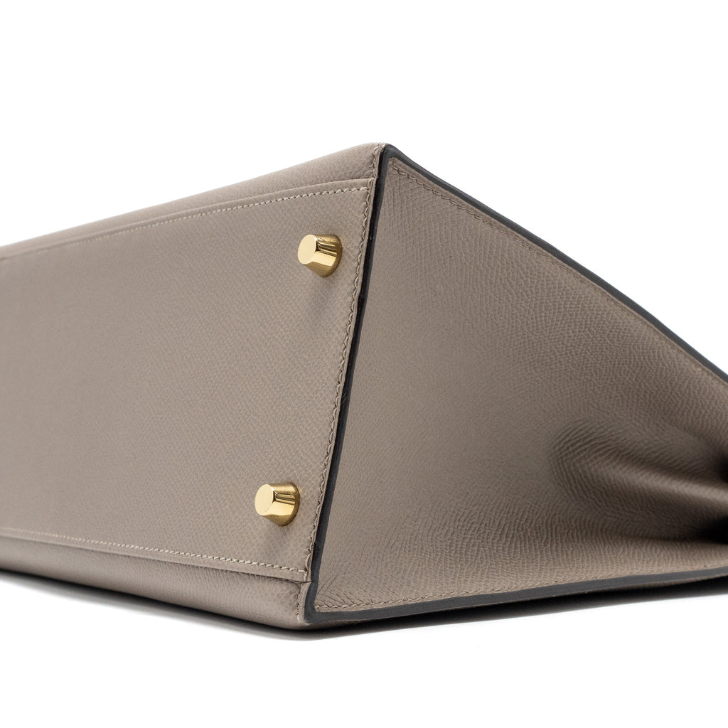 HERMES KELLY 32 EPSOM M8 GRIS ASPHALTE GHW