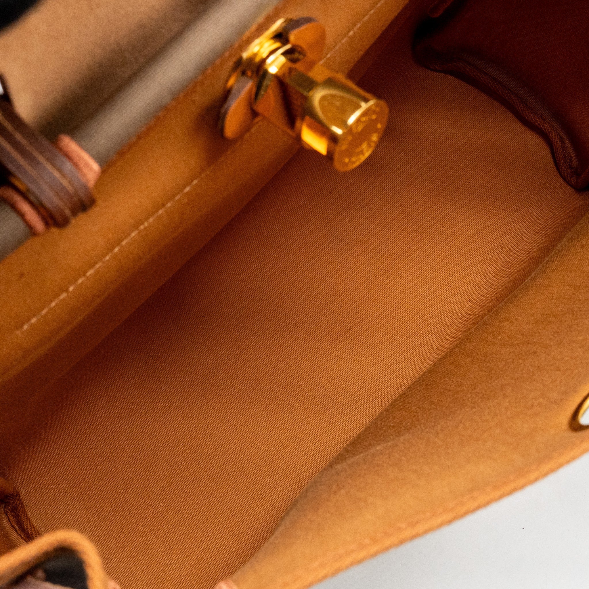 HERMES HERBAG 31 ZIP BAG CANVAS / HUNTER LEATHER ETOUPE / DUNE / FAUVE GHW