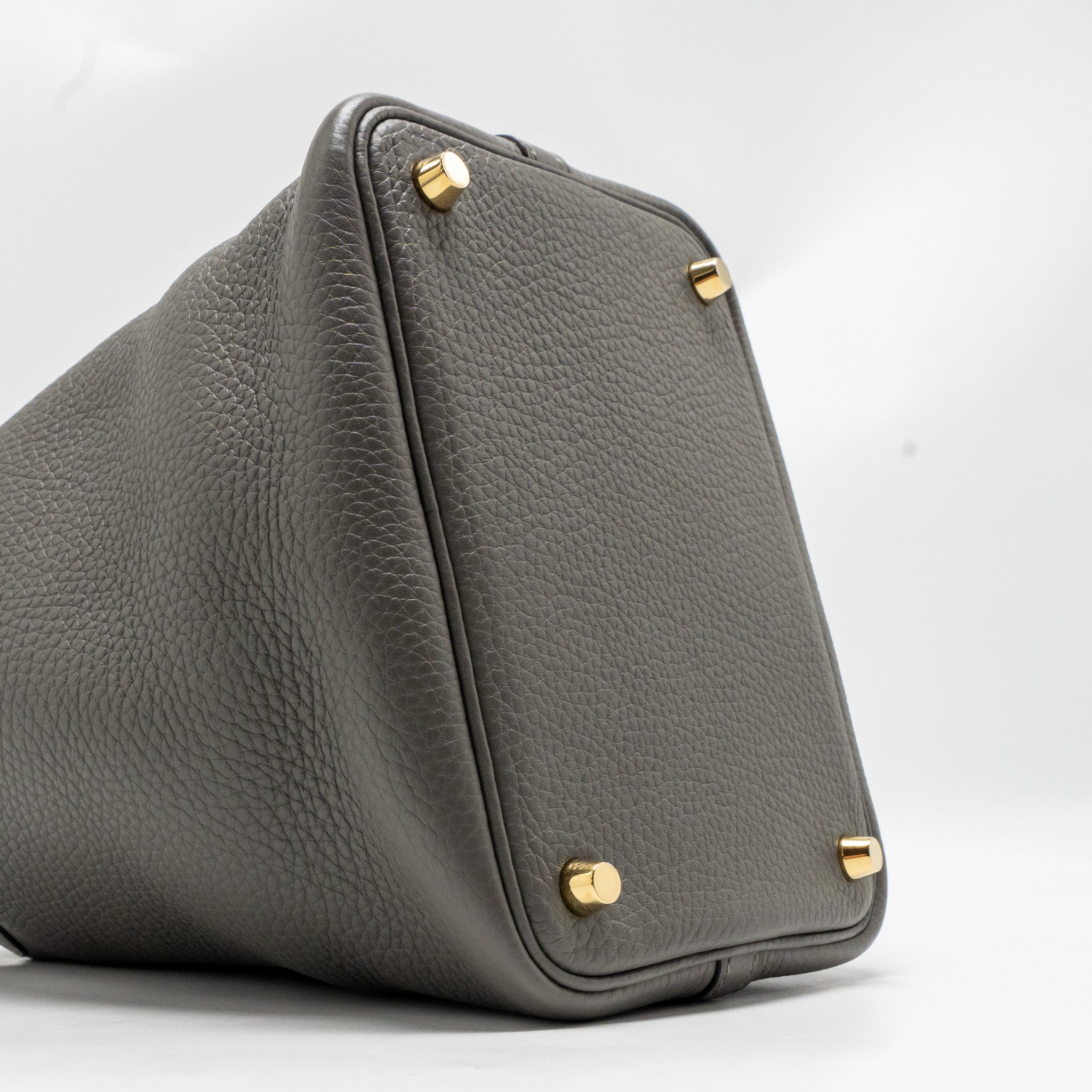 HERMES PICOTIN 18 LOCK BAG GRIS MEYER GHW