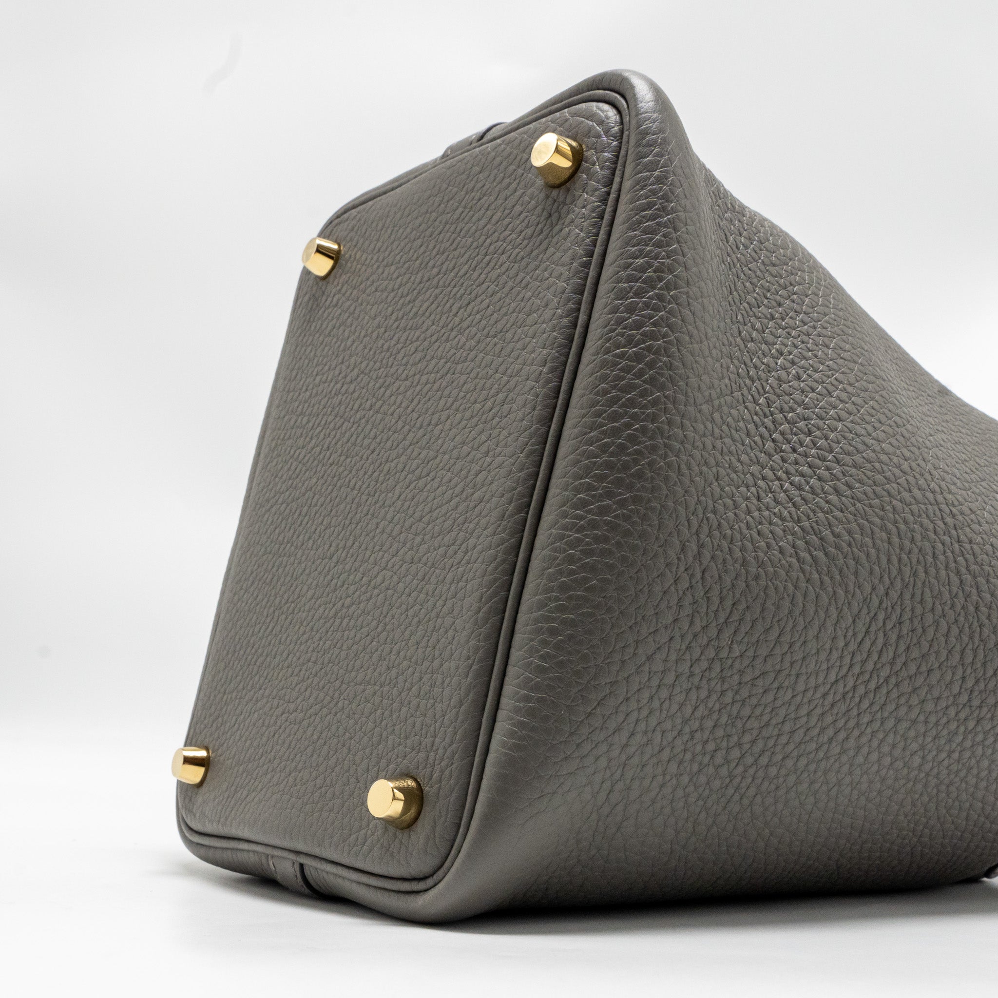 HERMES PICOTIN 18 LOCK BAG CLEMENCE GRIS MEYER GHW