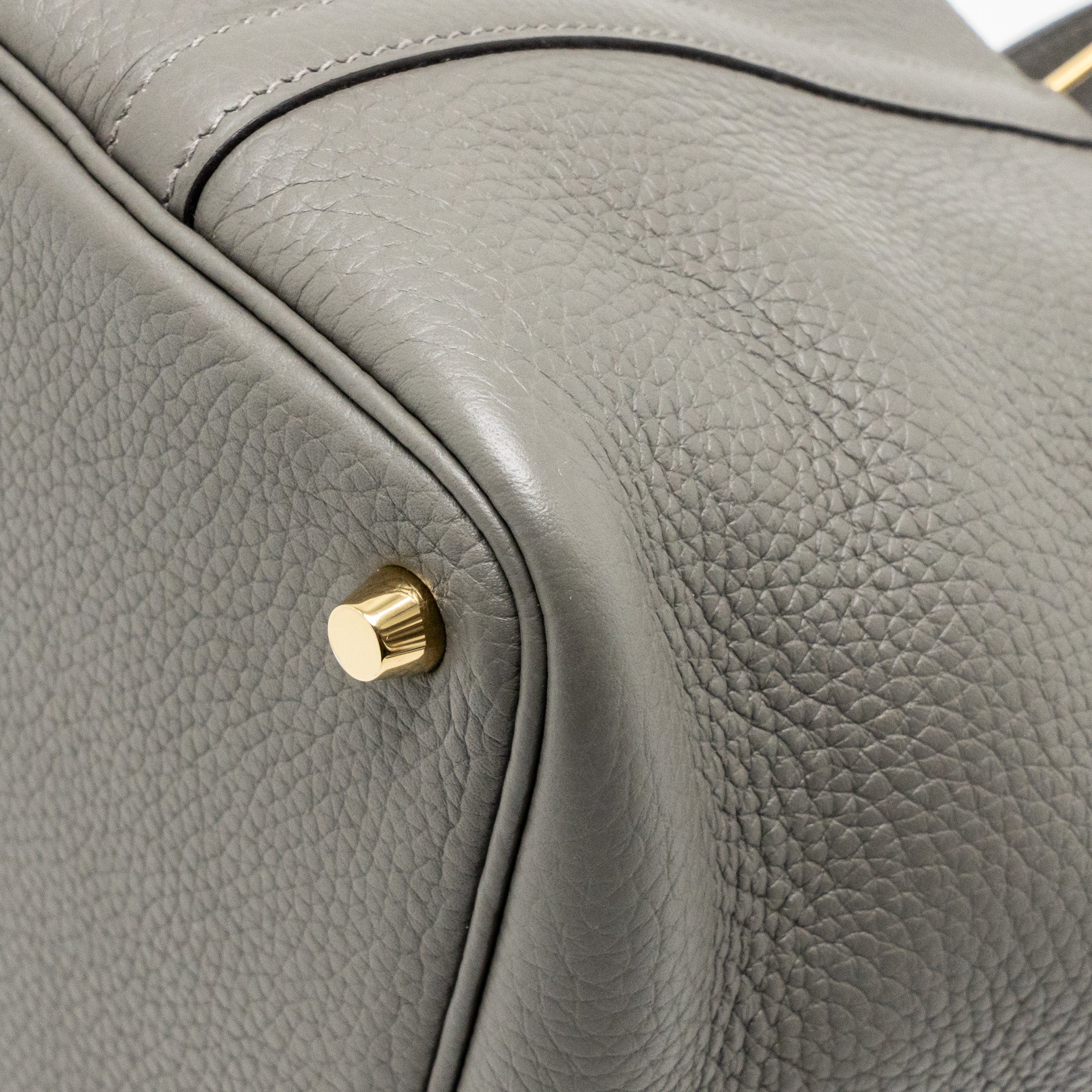 HERMES PICOTIN 18 LOCK BAG GRIS MEYER GHW