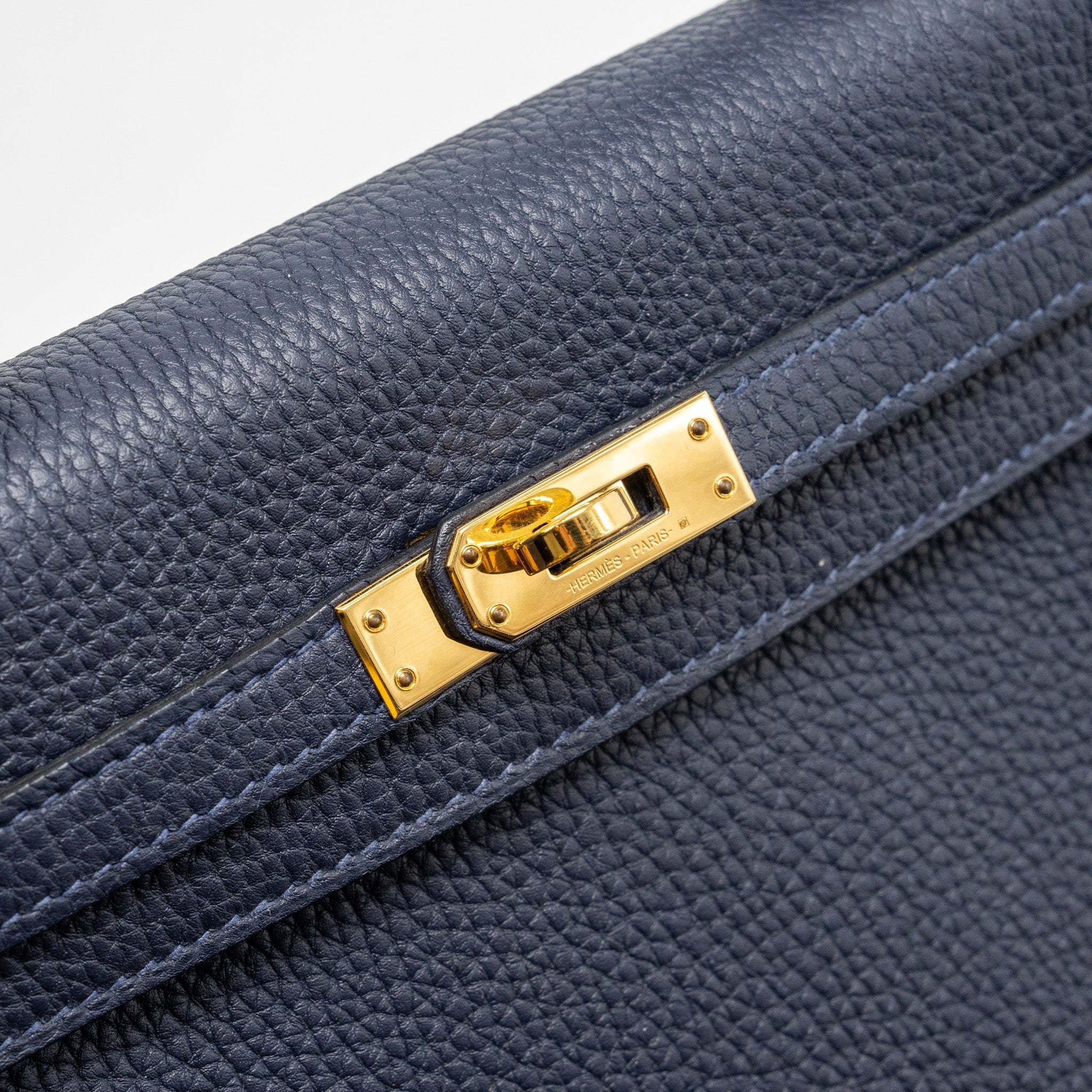 HERMES KELLY25 TOGO BLUE NUIT GHW