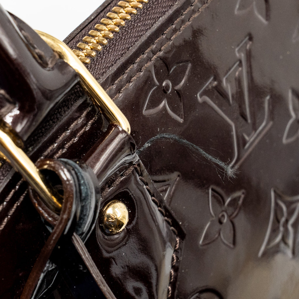 LOUIS VUITTON ALMA BB PATENT AMATANTE GHW
