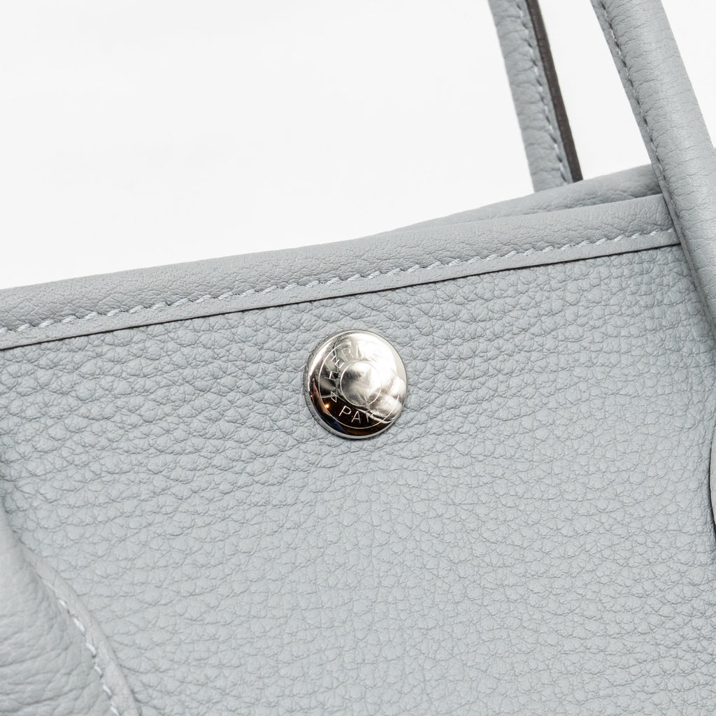 HERMES GARDEN PARTY 30 NEGONDA GRIS PANTIN SHW