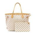 LOUIS VUITTON NEVERFULL MM DAMIER AZUR GHW