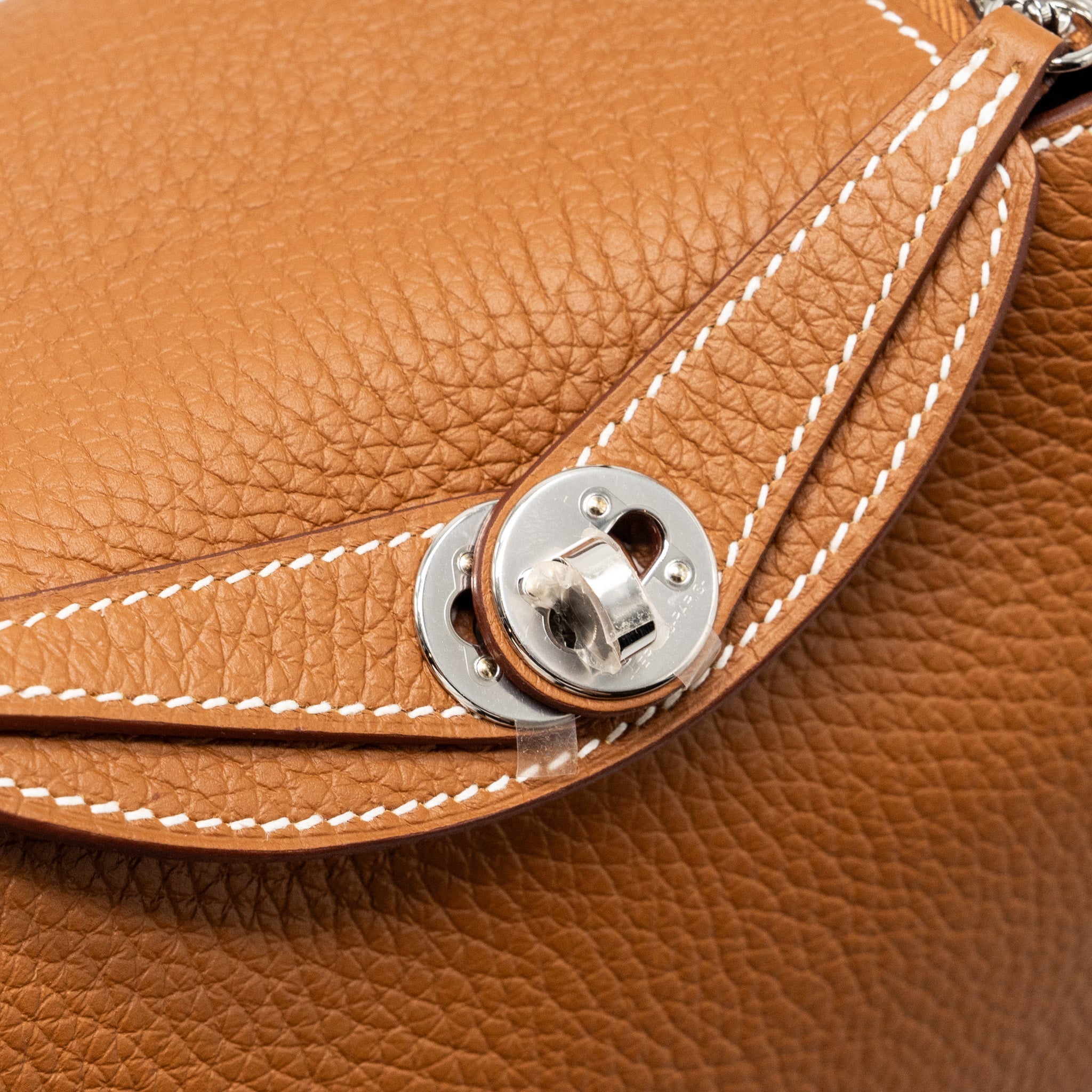 HERMES MINI LINDY CLEMENCE GOLD SHW