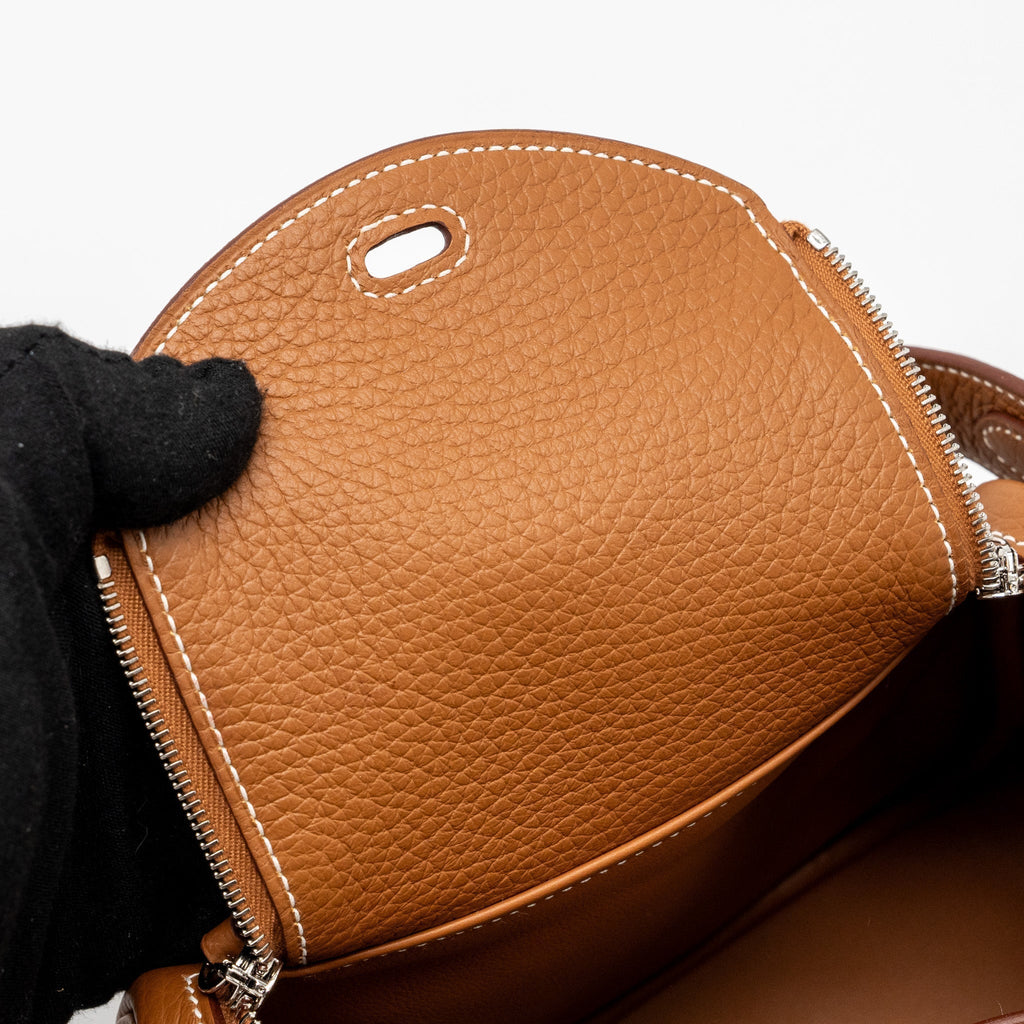 HERMES MINI LINDY CLEMENCE GOLD SHW