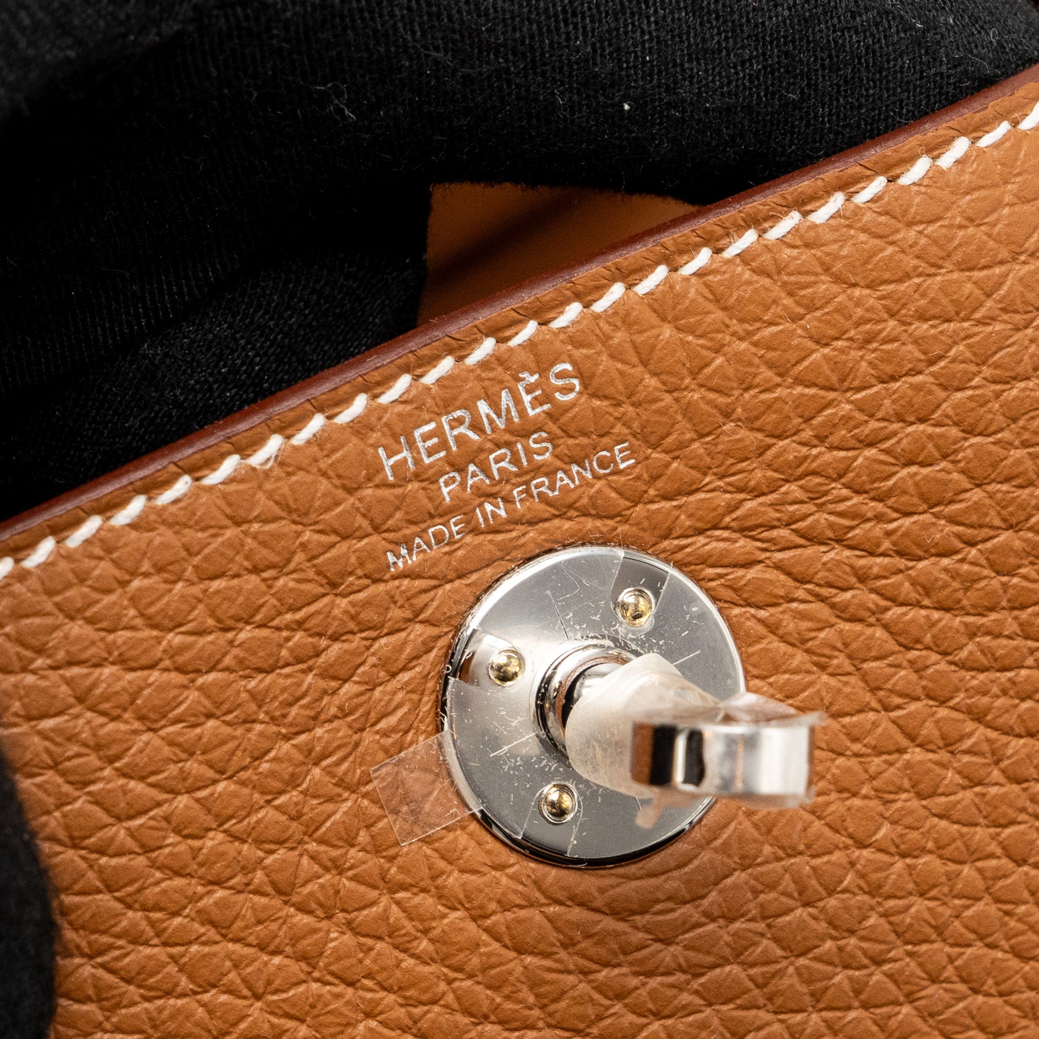HERMES MINI LINDY CLEMENCE GOLD SHW