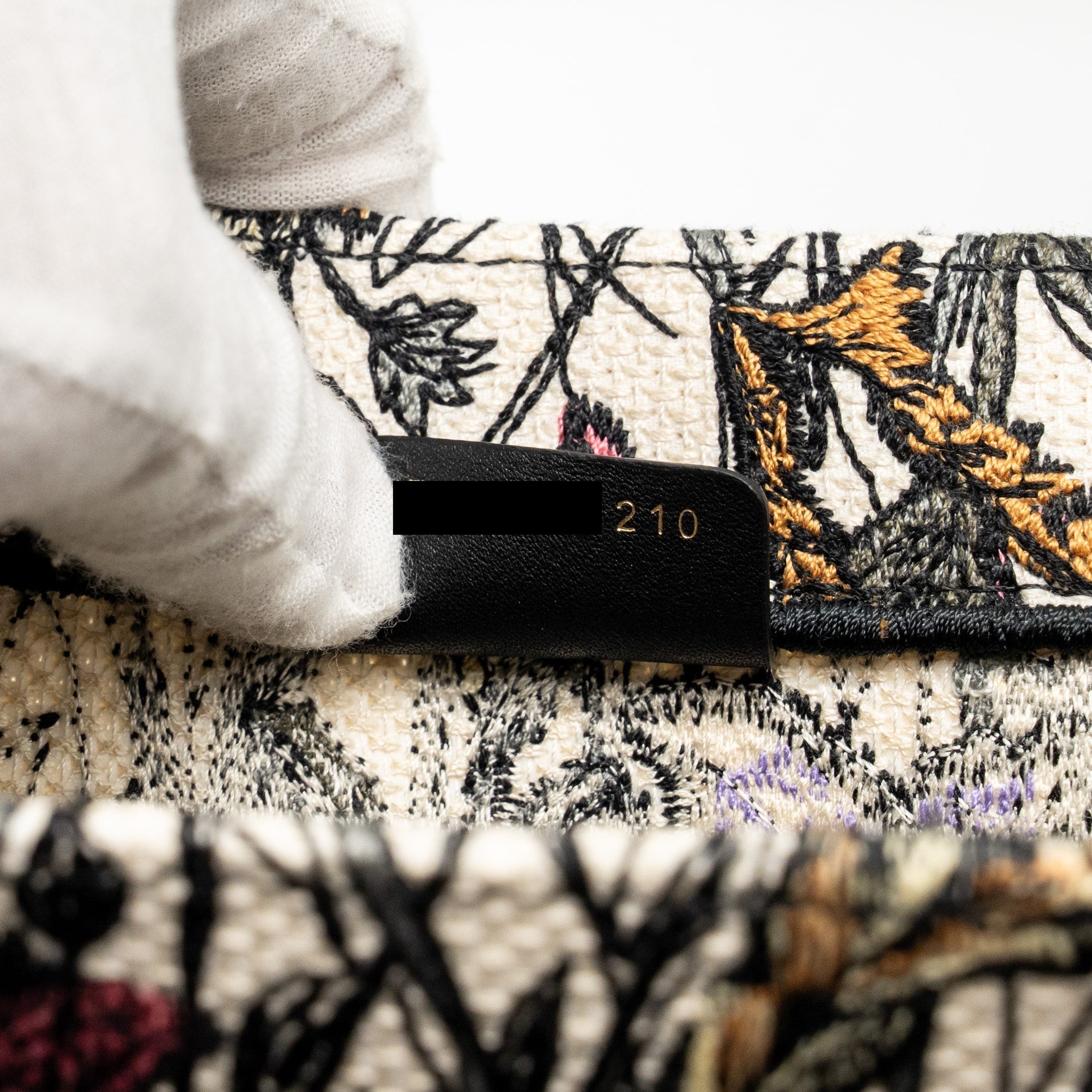 DIOR MEDIUM DIOR BOOK TOTE MILLE FLEURS EMBROIDERY MULTICOLOUR