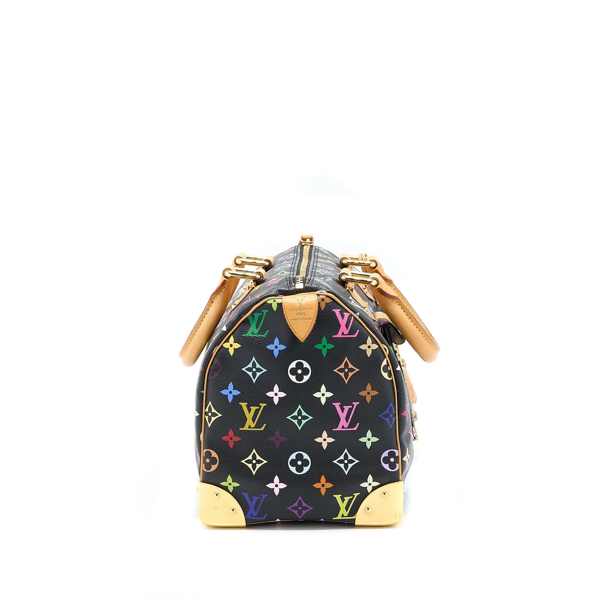 LOUIS VUITTON SPEEDY 30 MULTICOLOUR MONOGRAM CANVAS BLACK GHW
