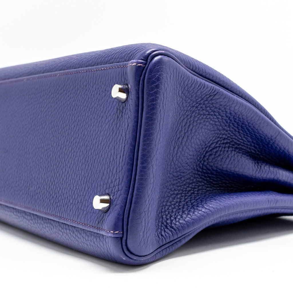 HERMES KELLY 32 CLEMENCE 9K IRIS SHW