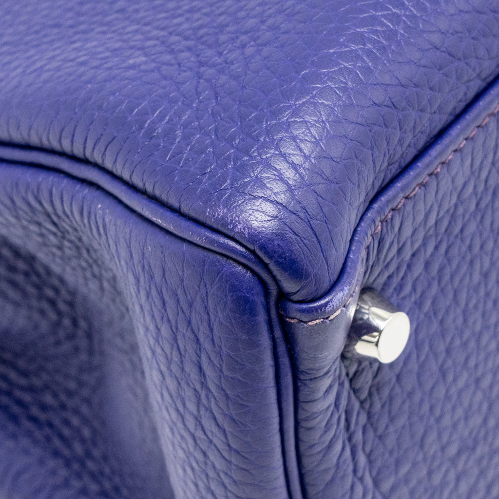 HERMES KELLY 32 CLEMENCE 9K IRIS SHW