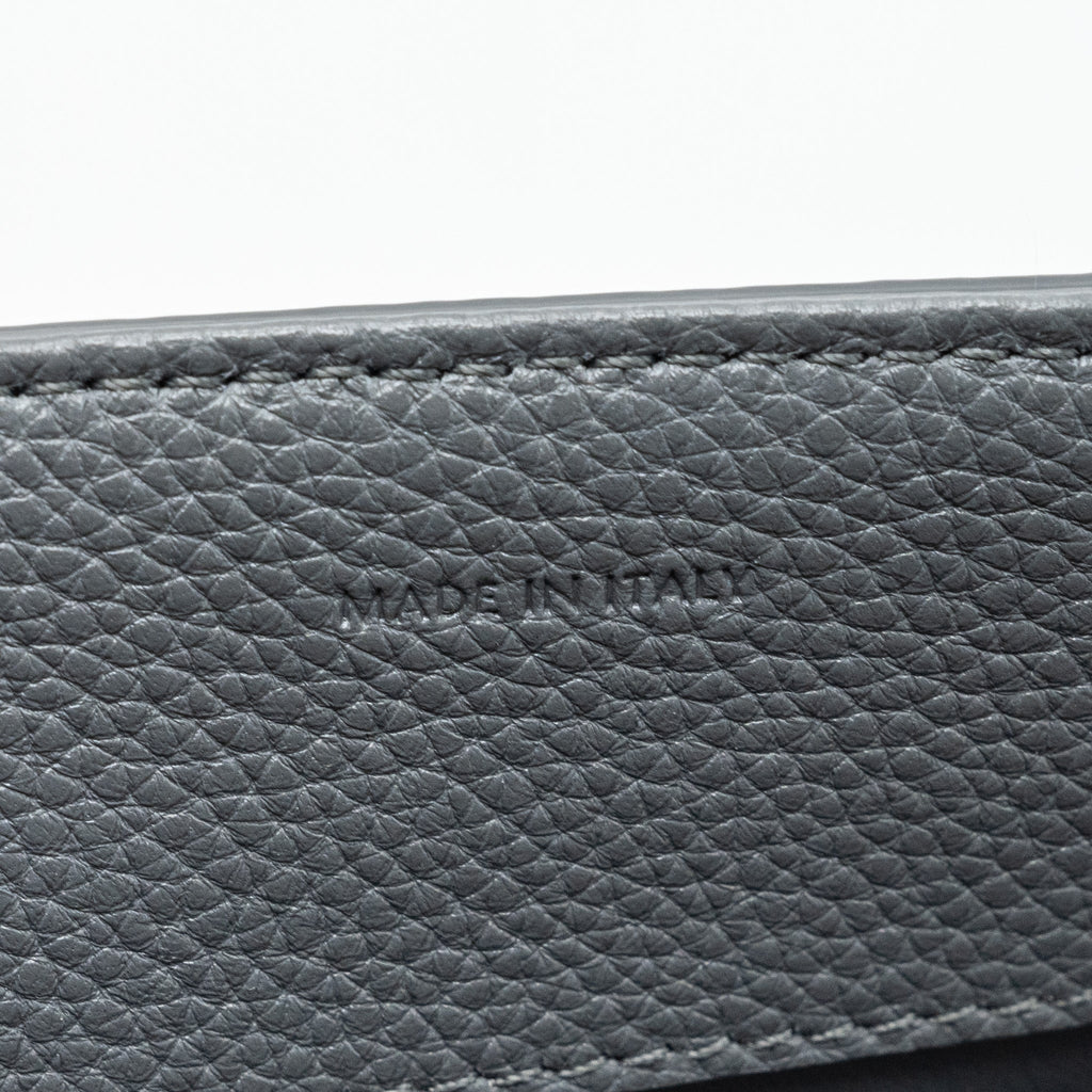 CELINE SMALL 16 BAG GRAINED CALFSKIN GREY GHW