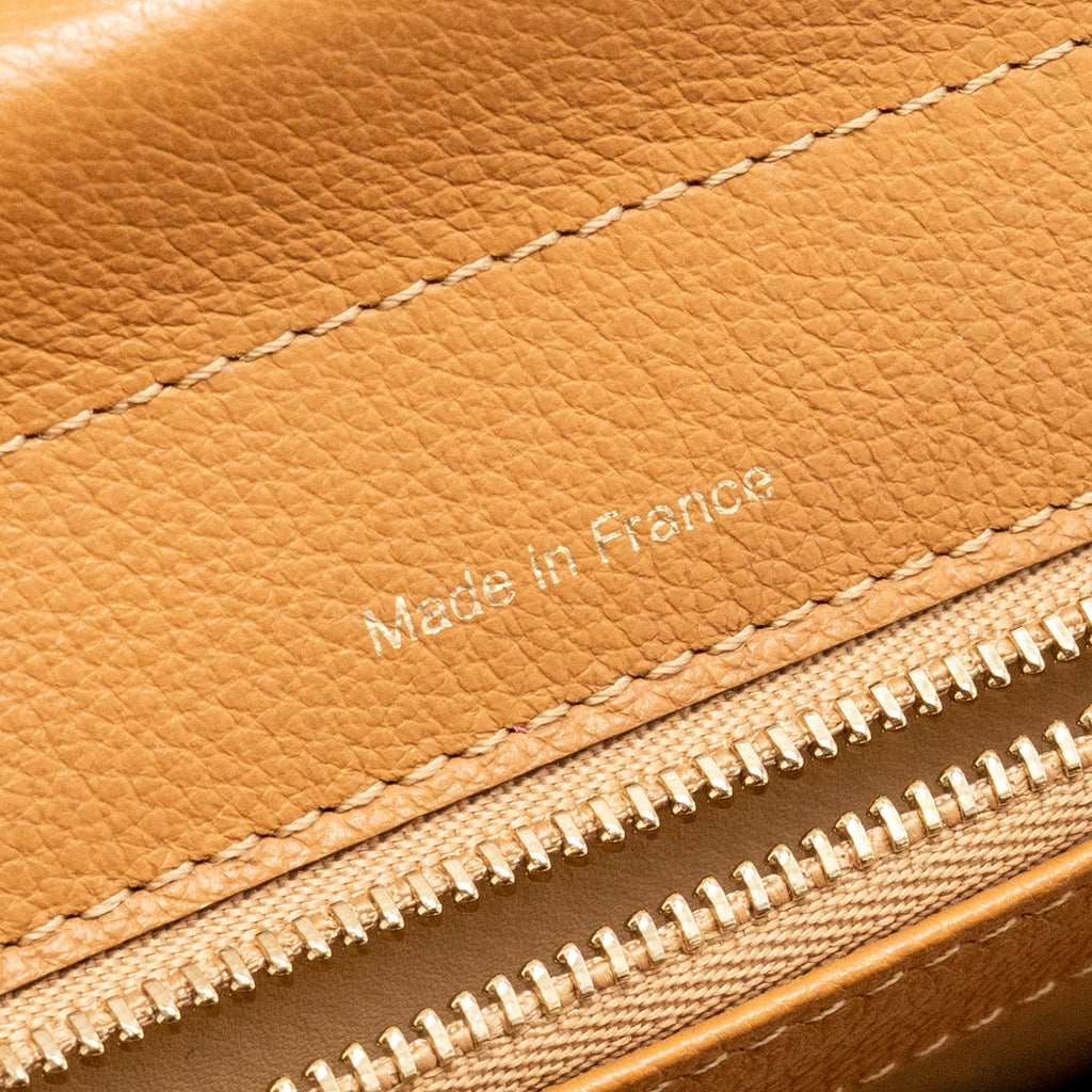 DELVAUX BRILLIANT MM CALFSKIN BROWN SHW