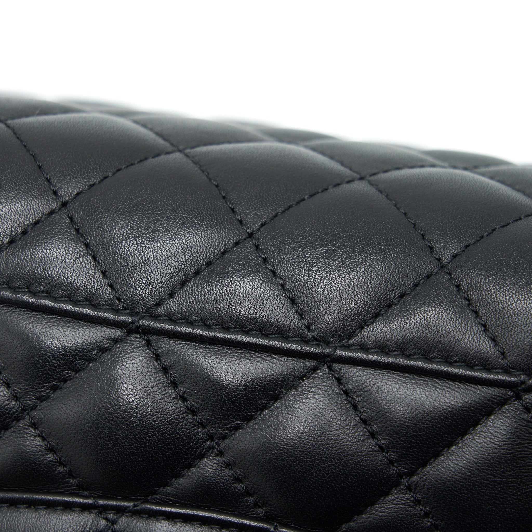 CHANEL QUILTED BACKPACK CALFSKIN BLACK GHW