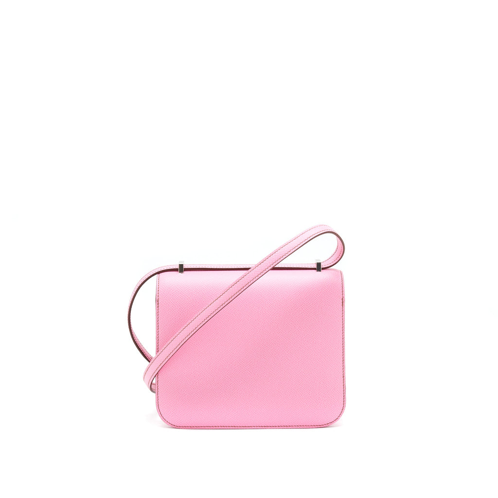 Hermes Mini Constance 5P Bubblegum Pink Epsom SHW
