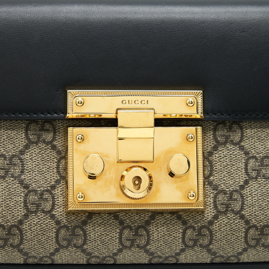 GUCCI PADLOCK SMALL GG SHOULDER BAG
