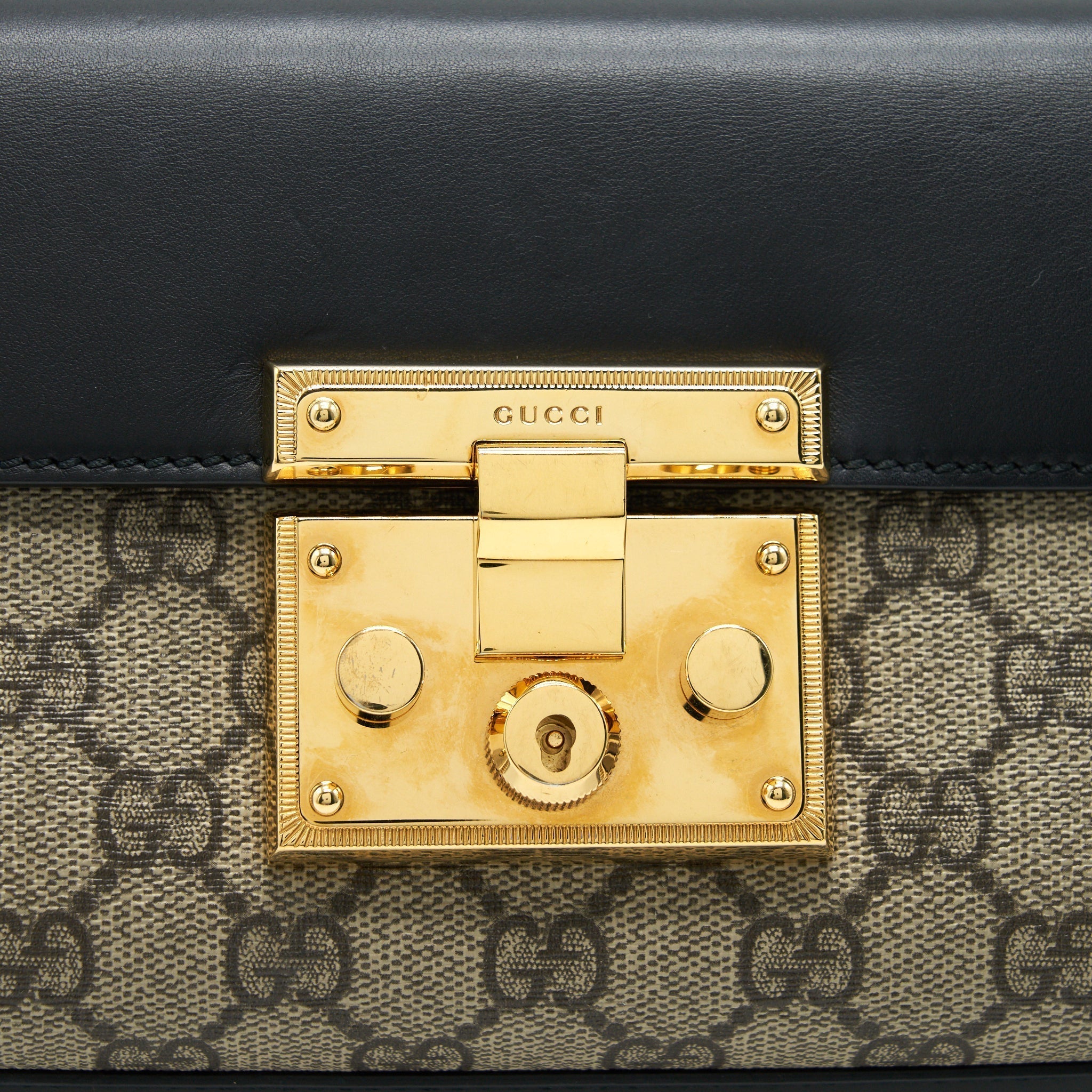 GUCCI PADLOCK SMALL GG SHOULDER BAG
