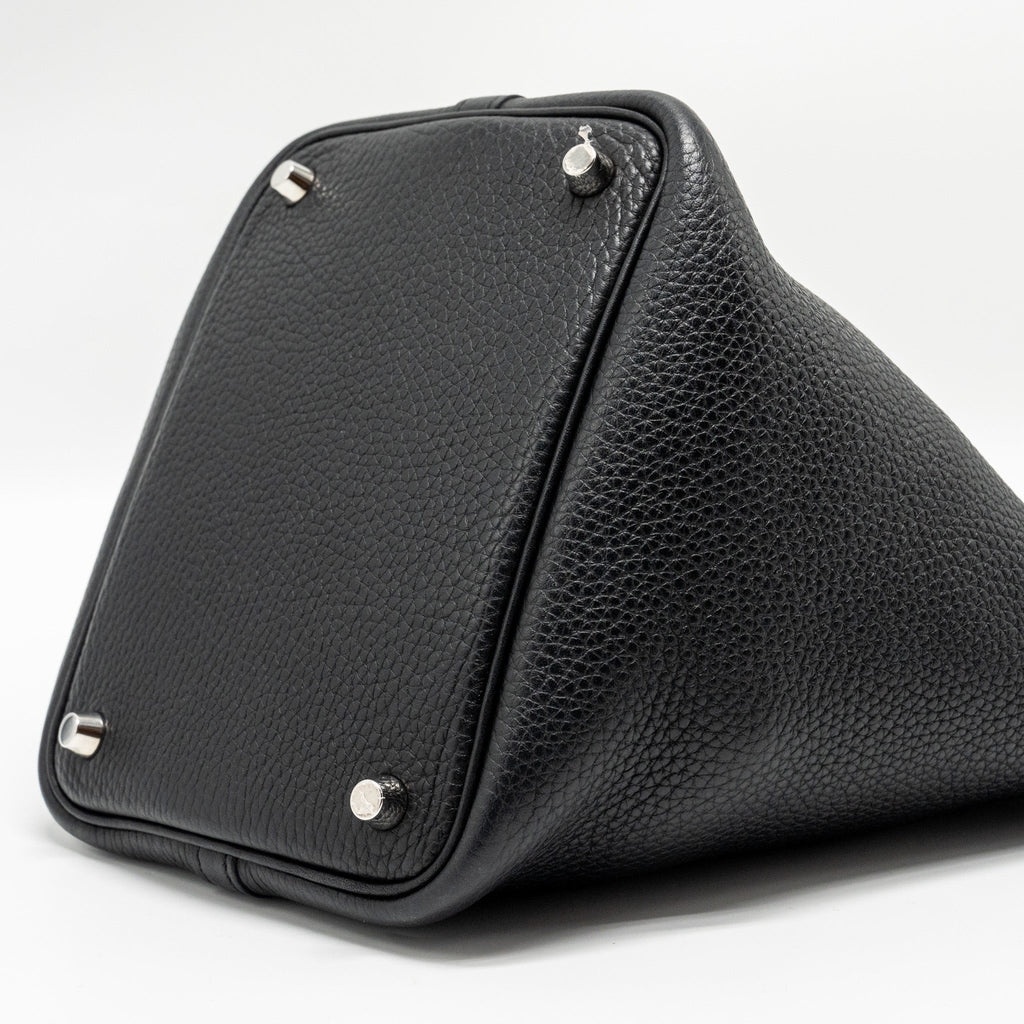 HERMES PICOTIN 18 LOCK BAG CLEMENCE BLACK SHW