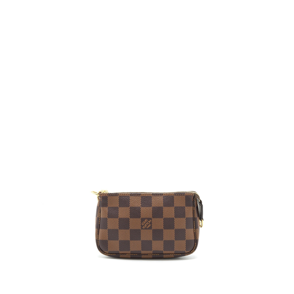 LOUIS VUITTON MINI POCHETTE ACCESSORIES DAMIER EBENE CANVAS