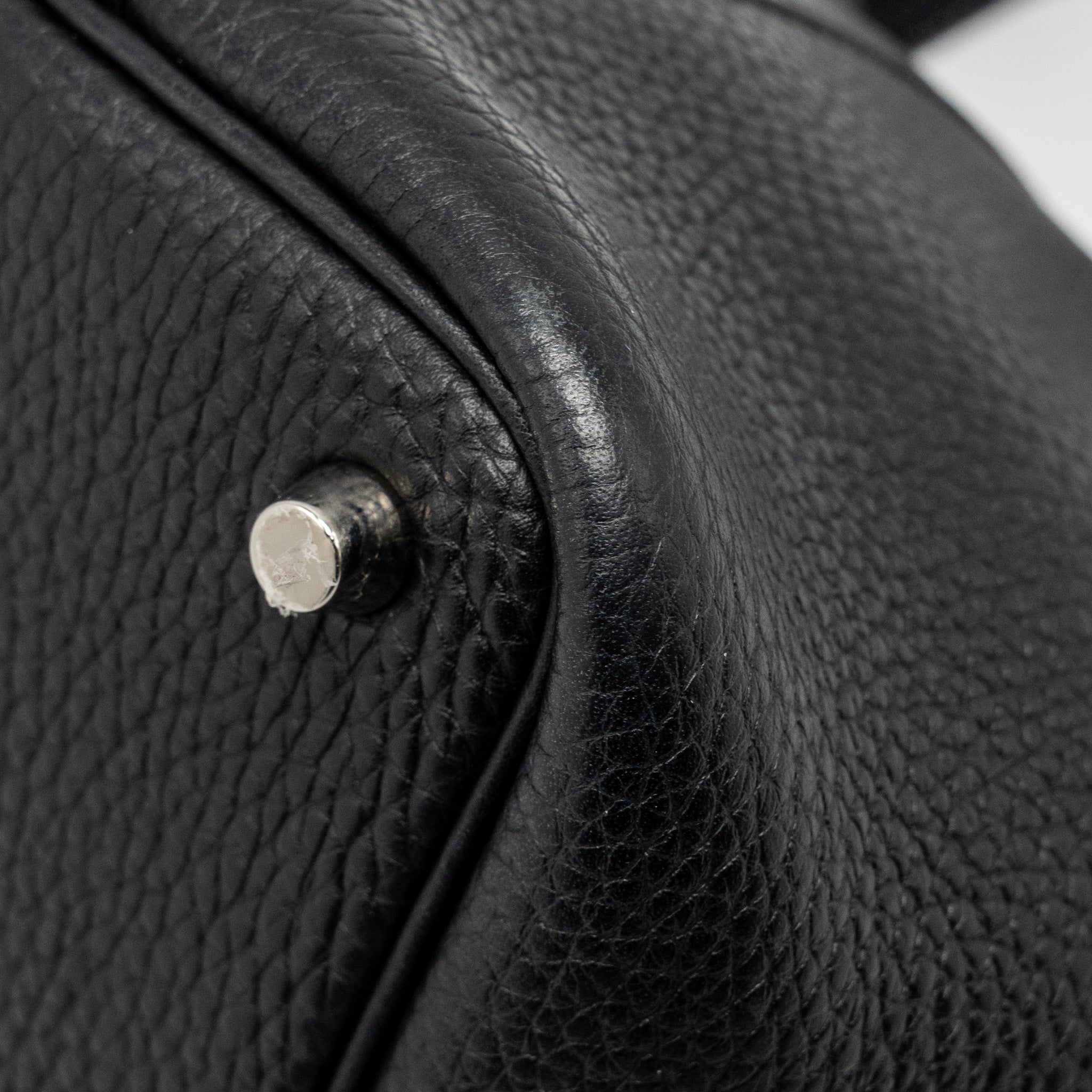 HERMES PICOTIN 18 LOCK BAG CLEMENCE BLACK SHW