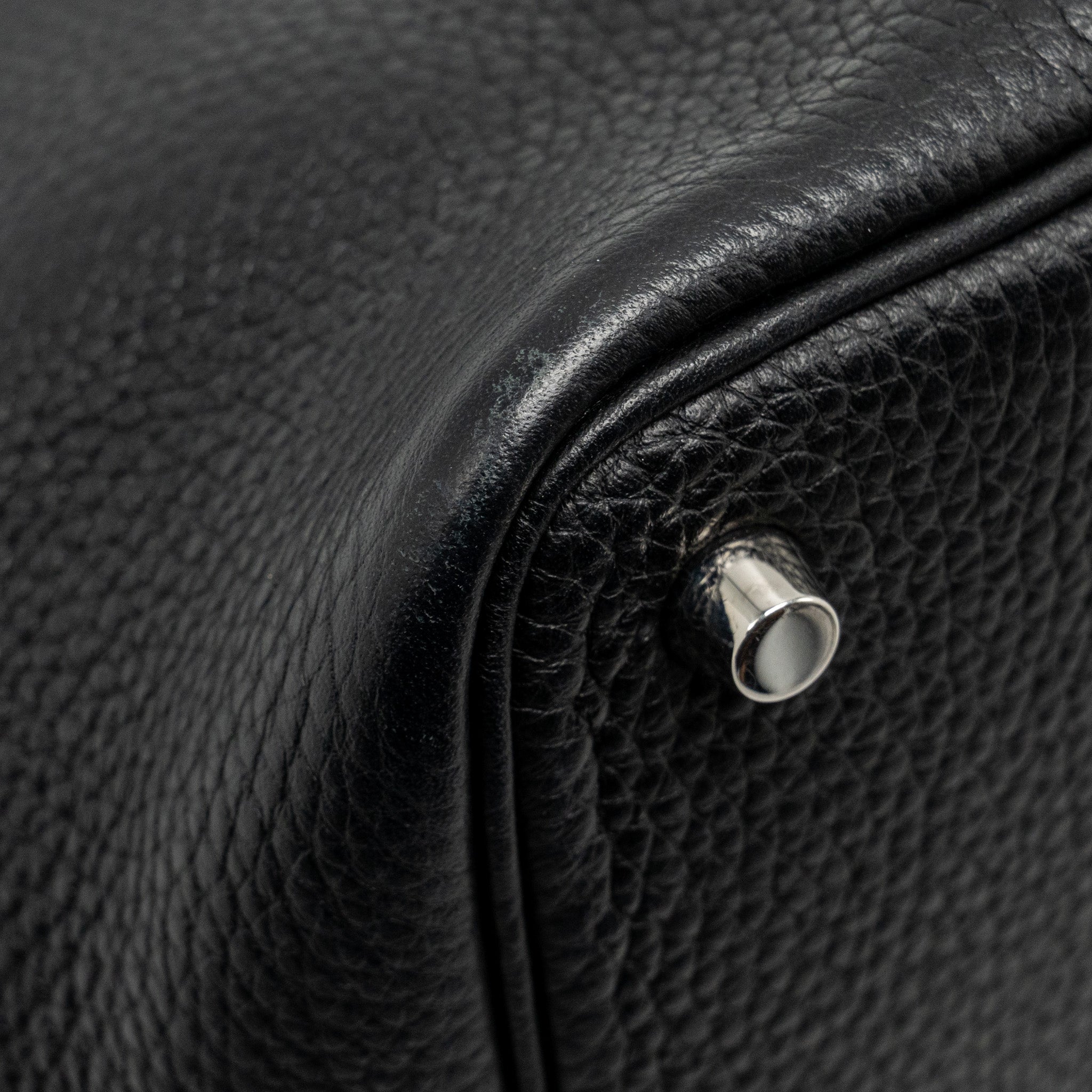 HERMES PICOTIN 18 LOCK BAG CLEMENCE BLACK SHW