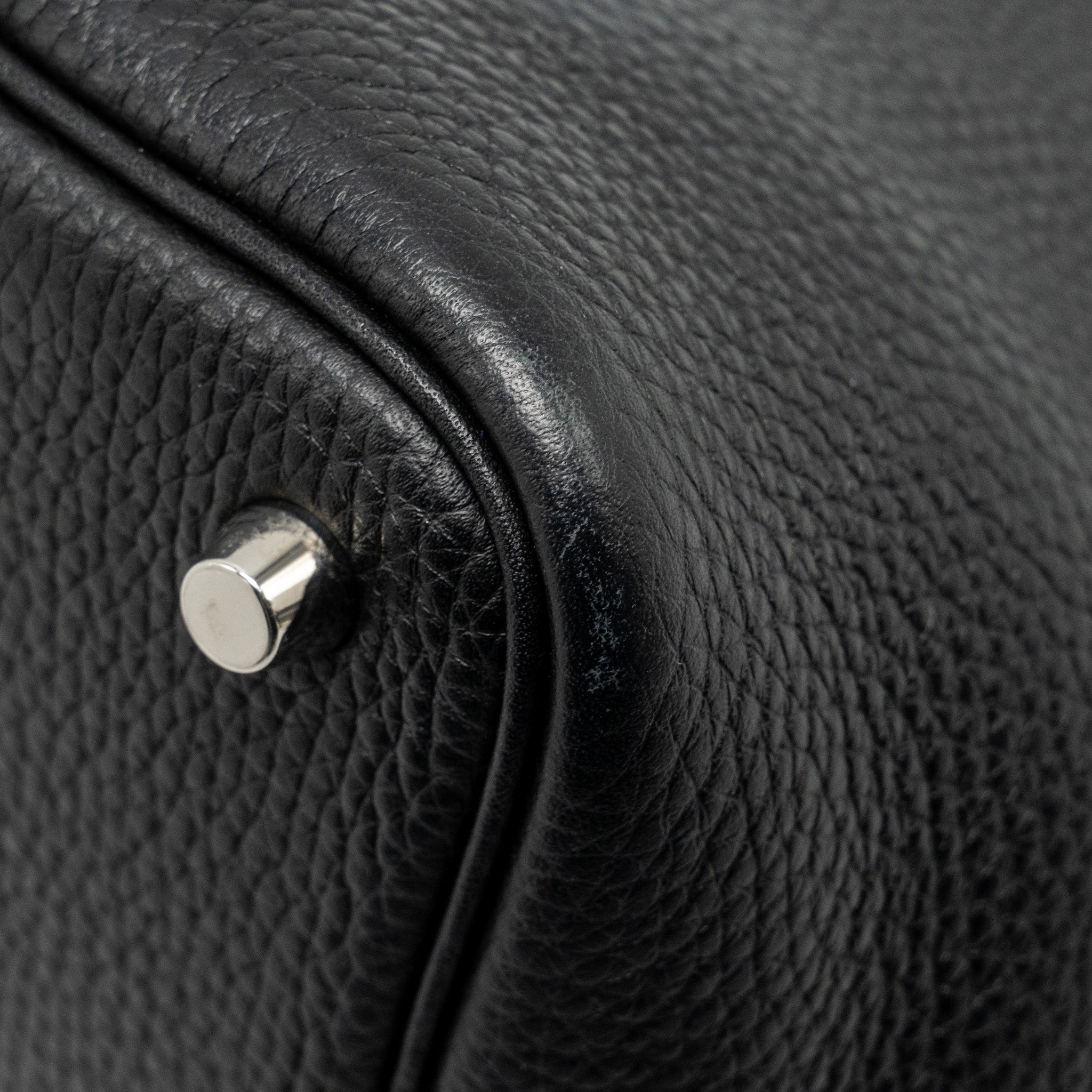 HERMES PICOTIN 18 LOCK BAG CLEMENCE BLACK SHW