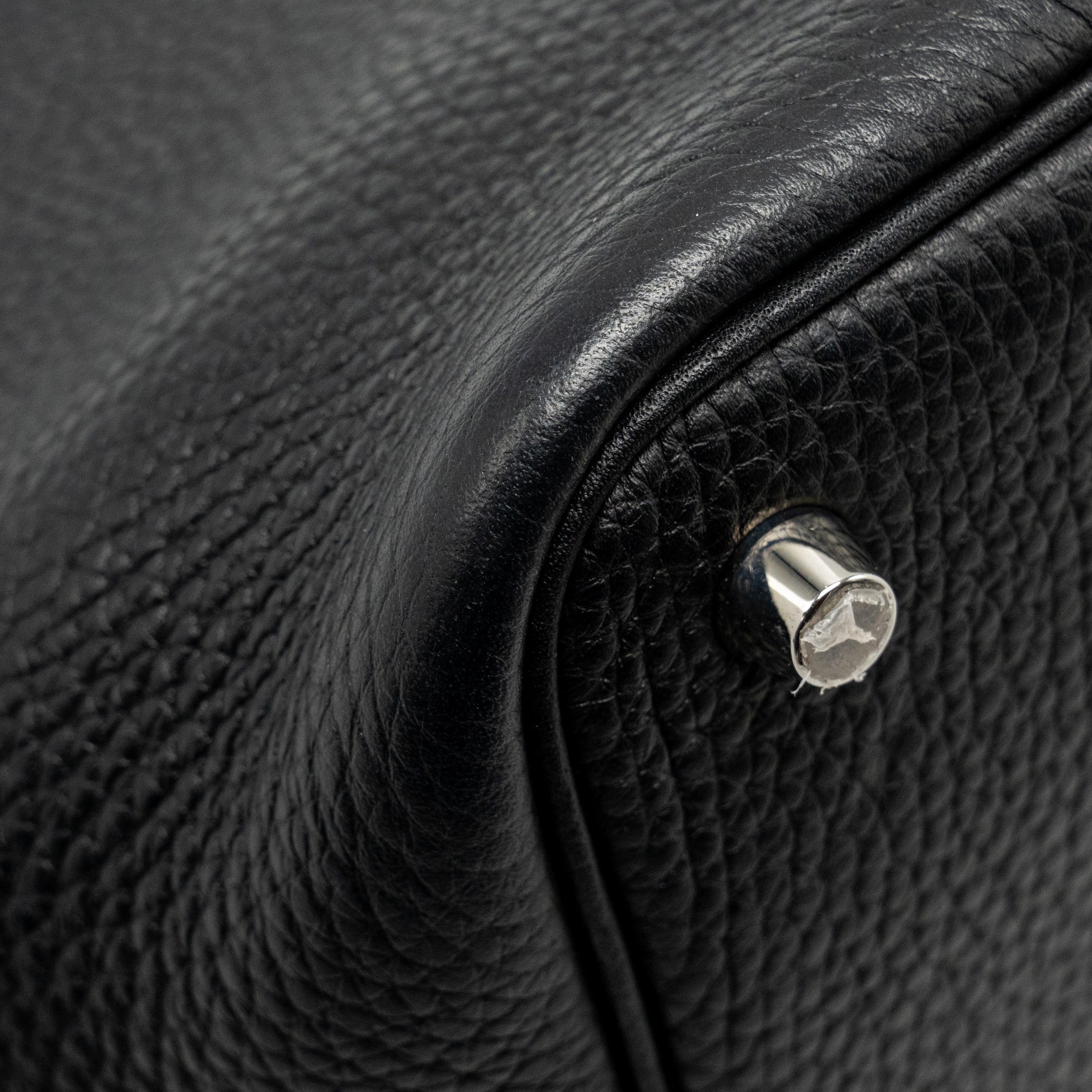 HERMES PICOTIN 18 LOCK BAG CLEMENCE BLACK SHW