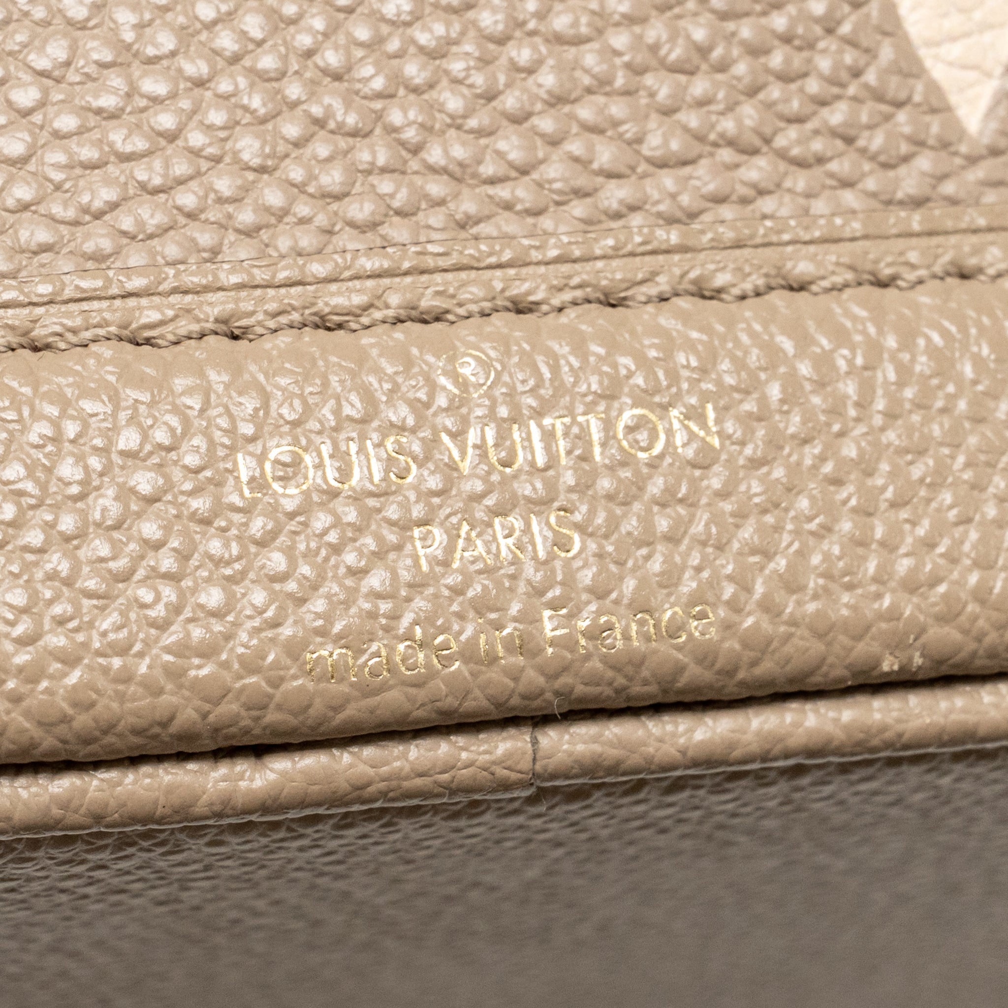 LOUIS VUITTON NANO NOE MONOGRAM EMPREINTE CALFSKIN LEATHER GREY GHW
