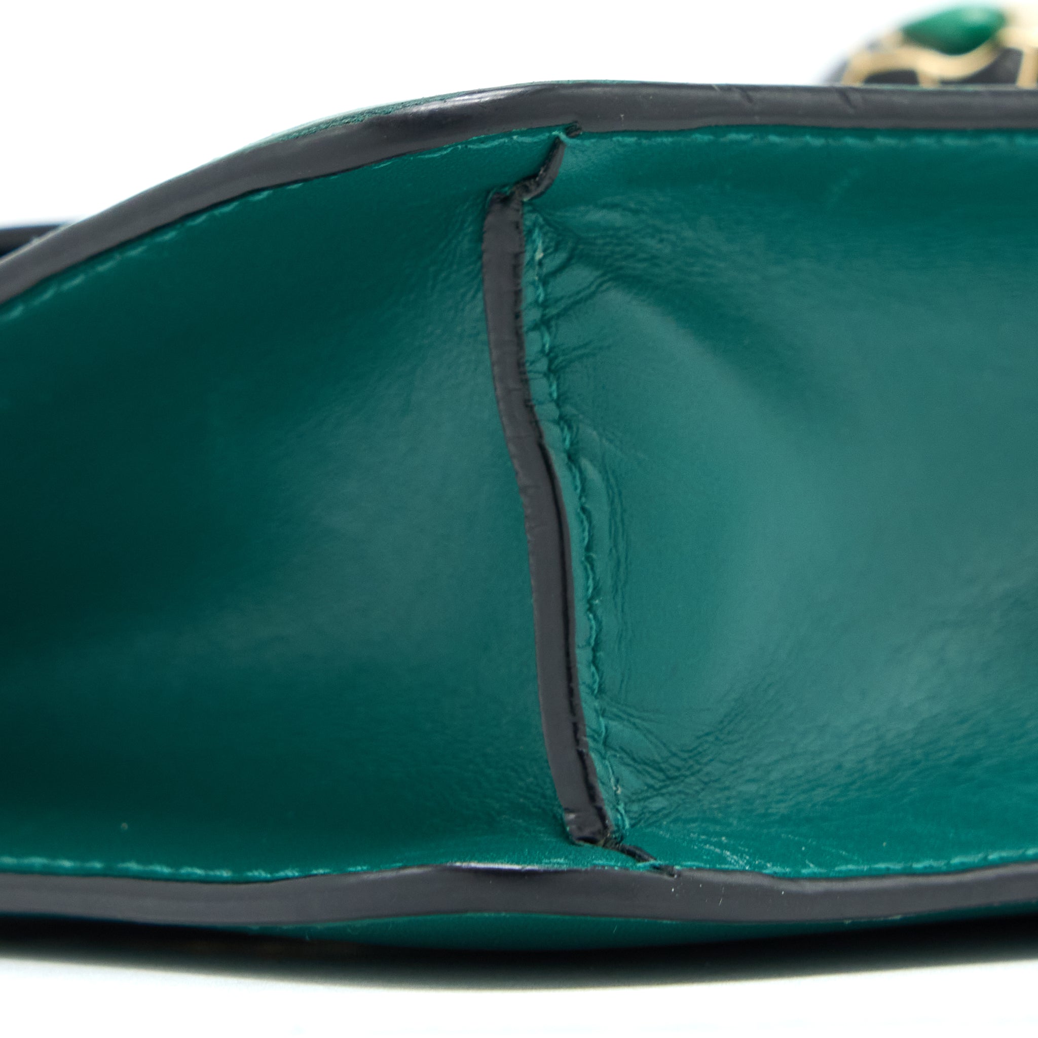 BVLGARI SERPENTI FOREVER CROSSBODY BAG CALFSKIN GREEN LGHW