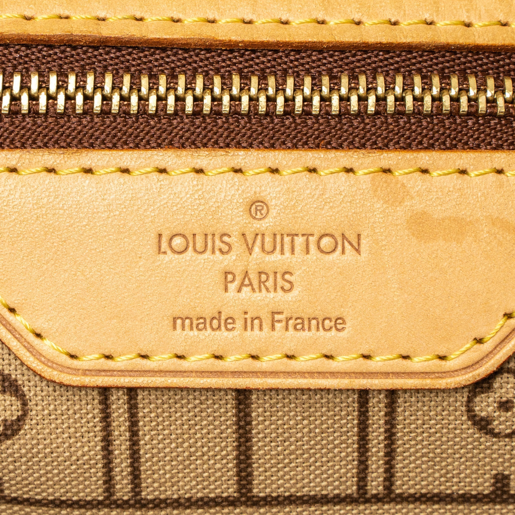 LOUIS VUITTON NEVERFULL GM MONOGRAM CANVAS GHW