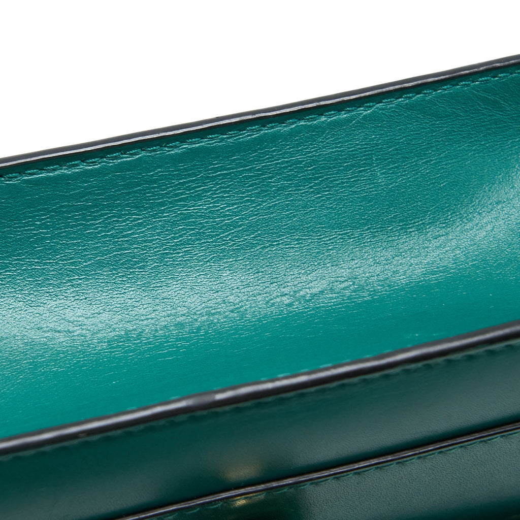 BVLGARI SERPENTI FOREVER CROSSBODY BAG CALFSKIN GREEN LGHW