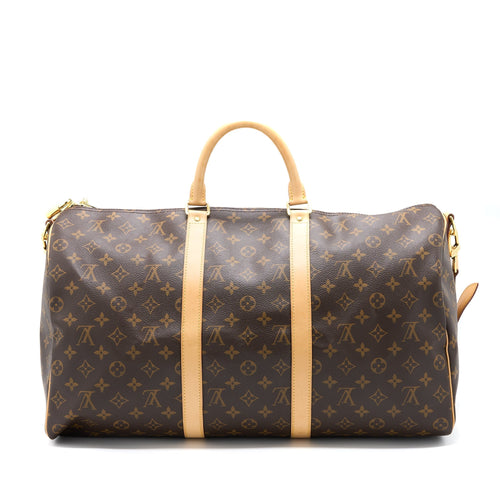 LOUIS VUITTON KEEPALL BANDOULIRE 50 MONOGRAM CANVAS GHW