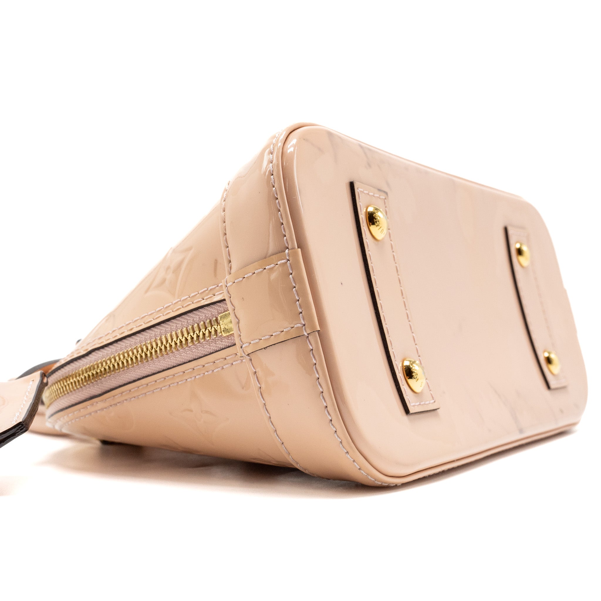 LOUIS VUITTON ALMA BB PATENT LIGHT PINK GHW
