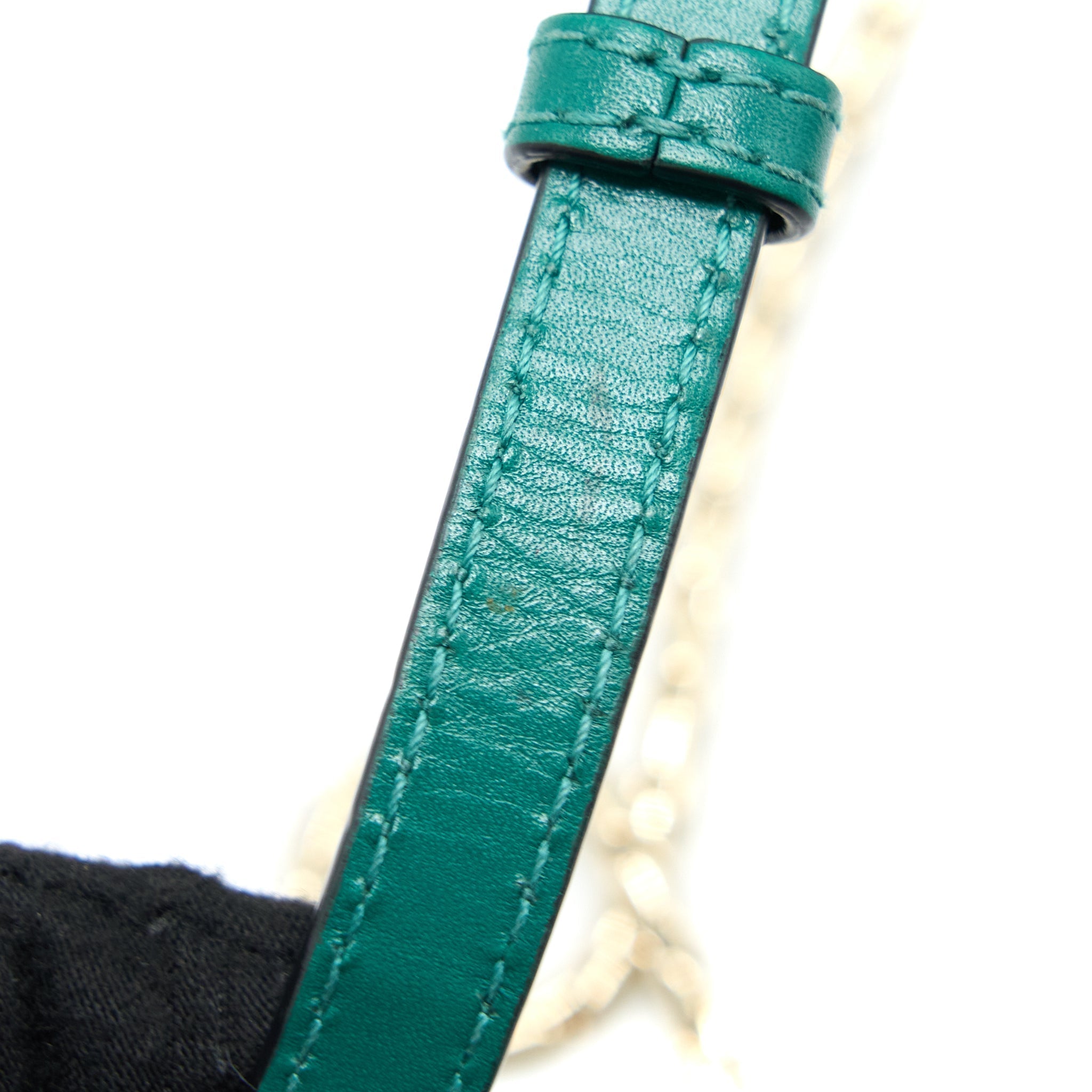 BVLGARI SERPENTI FOREVER CROSSBODY BAG CALFSKIN GREEN LGHW