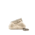 Fendi First Small Bag Mink Fur/Leather Off-white SHW