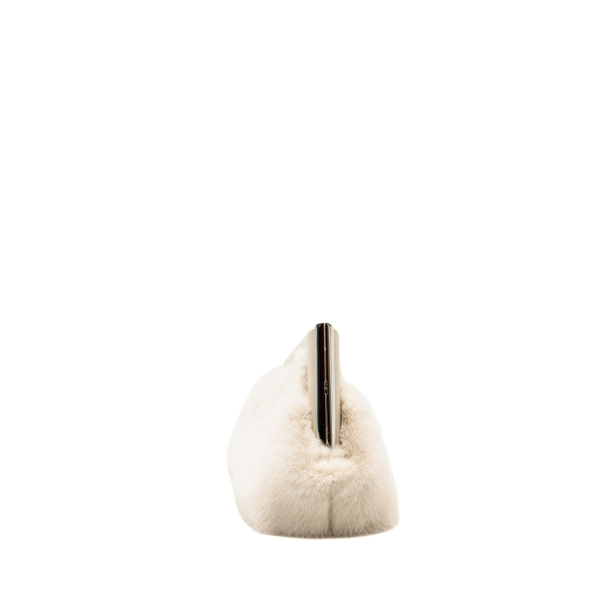 Fendi First Small Bag Mink Fur/Leather Off-white SHW