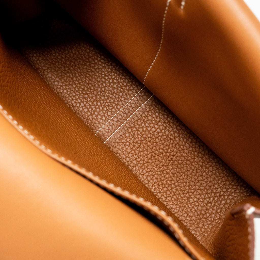 HERMES HALZAN 25 CLEMENCE GOLD GHW