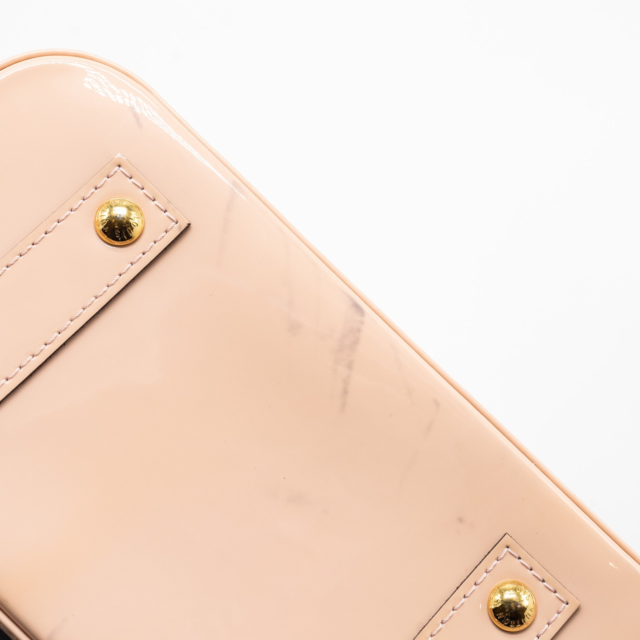 LOUIS VUITTON ALMA BB PATENT LIGHT PINK GHW