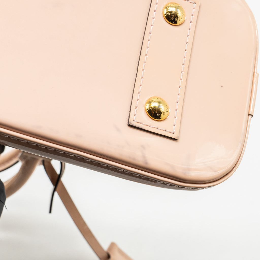 LOUIS VUITTON ALMA BB PATENT LIGHT PINK GHW