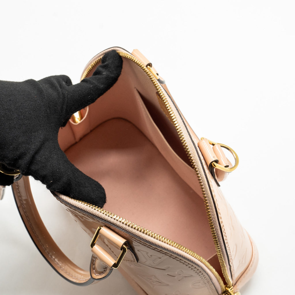 LOUIS VUITTON ALMA BB PATENT LIGHT PINK GHW