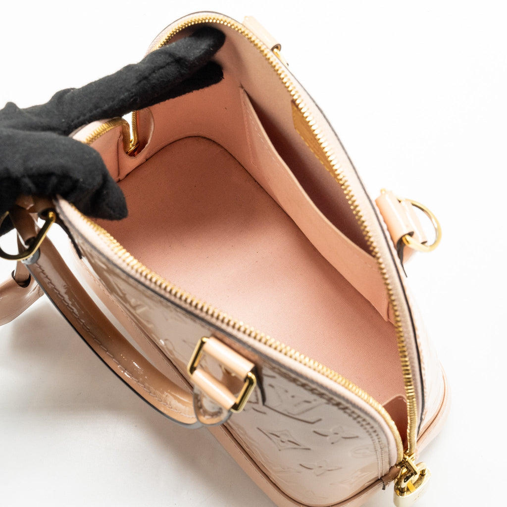 LOUIS VUITTON ALMA BB PATENT LIGHT PINK GHW