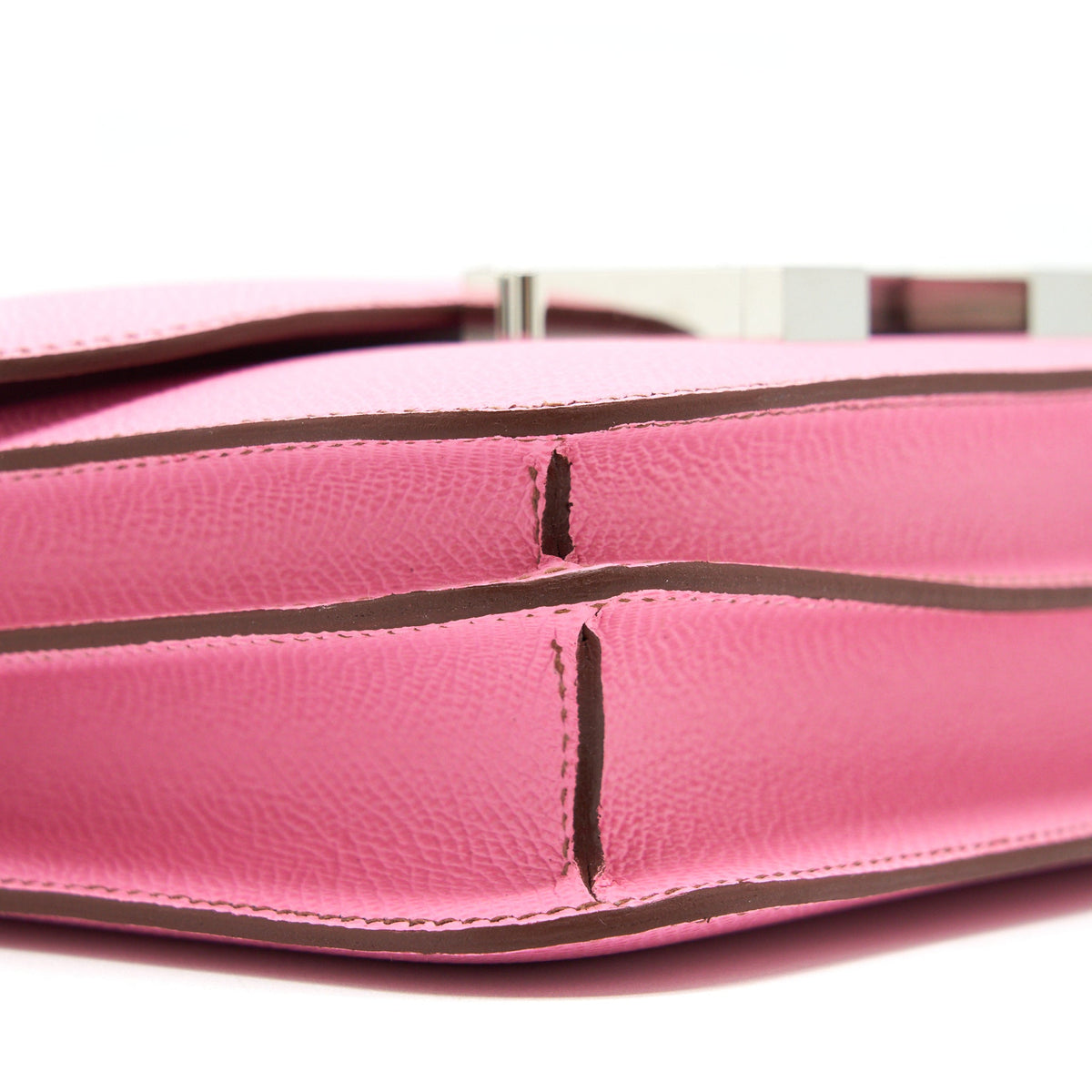 Hermes Mini Constance 5P Bubblegum Pink Epsom SHW