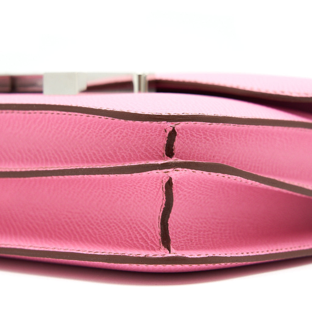 Hermes Mini Constance 5P Bubblegum Pink Epsom SHW