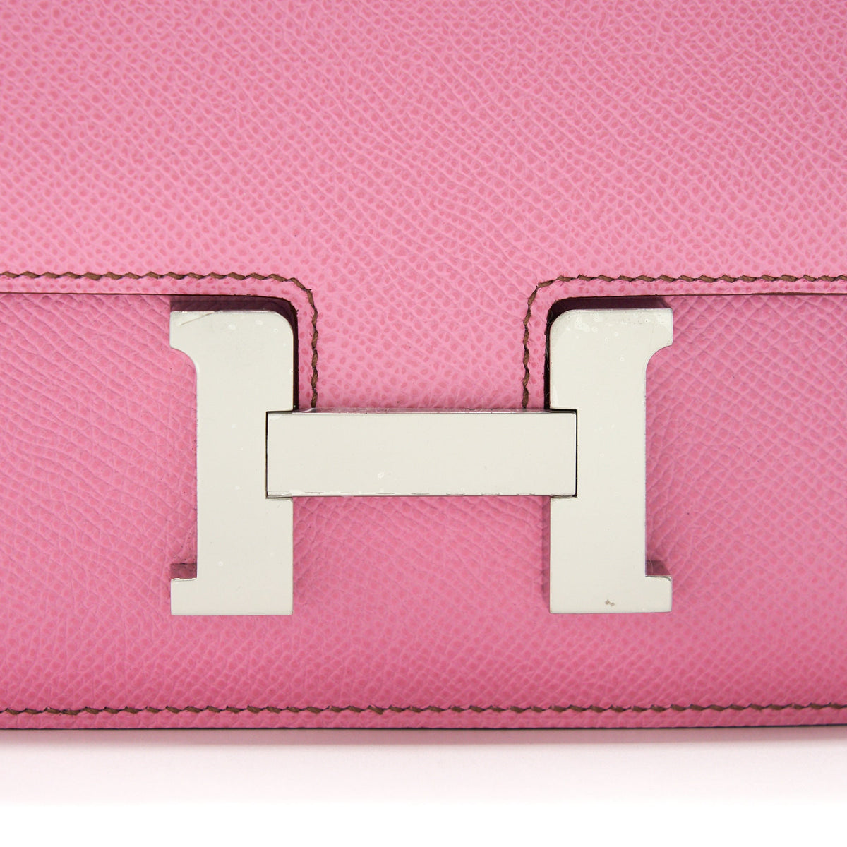 Hermes Mini Constance 5P Bubblegum Pink Epsom SHW