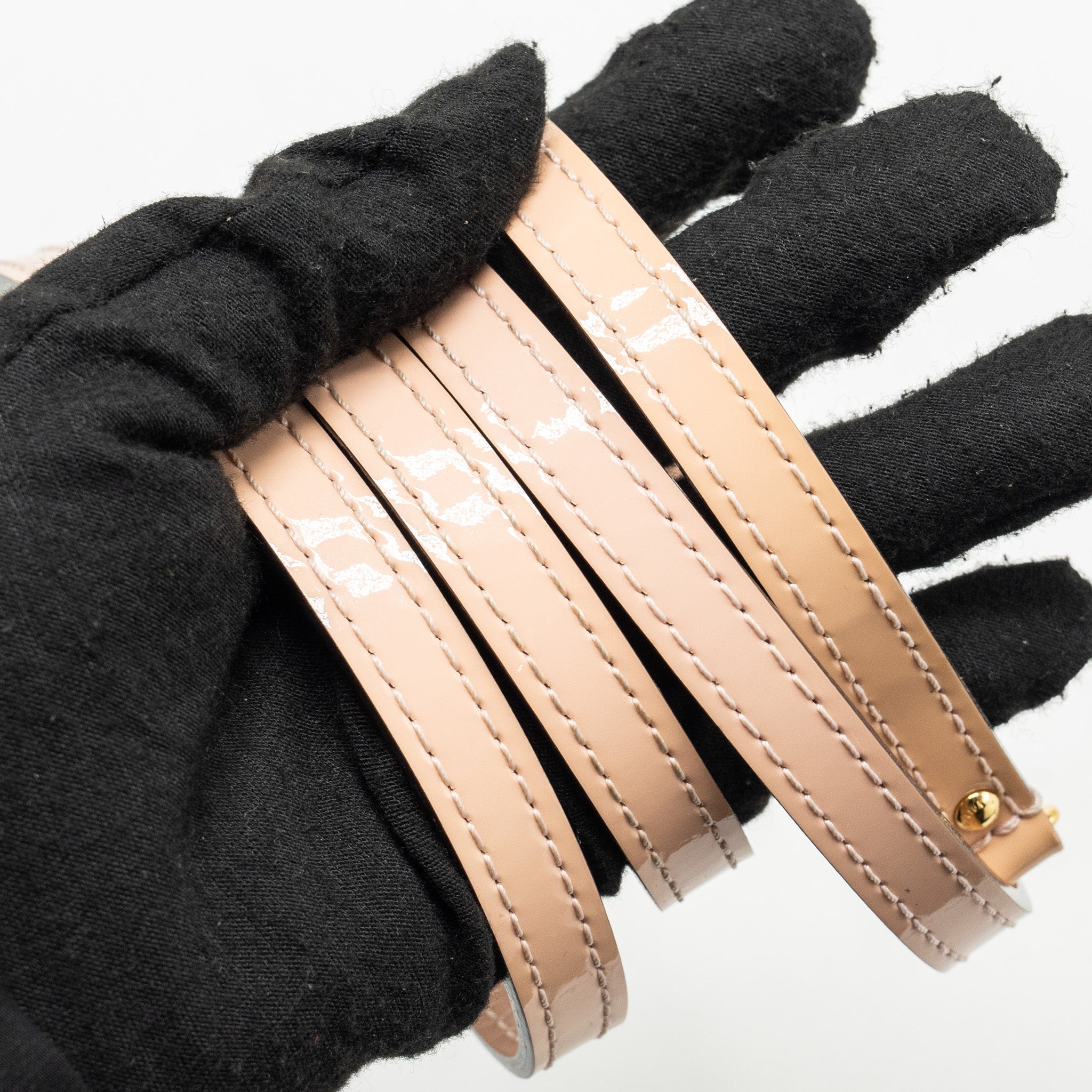 LOUIS VUITTON ALMA BB PATENT LIGHT PINK GHW