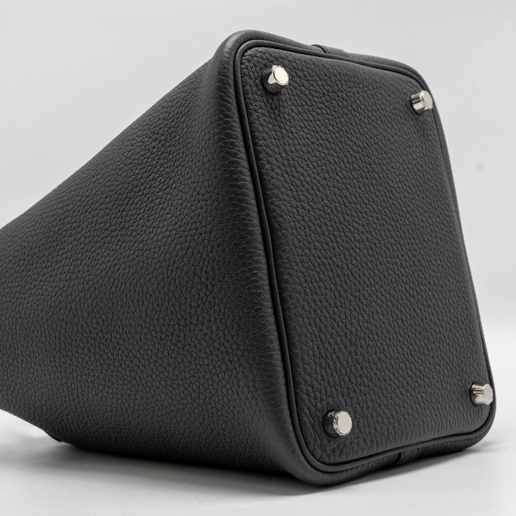 HERMES PICOTIN 18 LOCK BAG CLEMENCE ARDOISE SHW