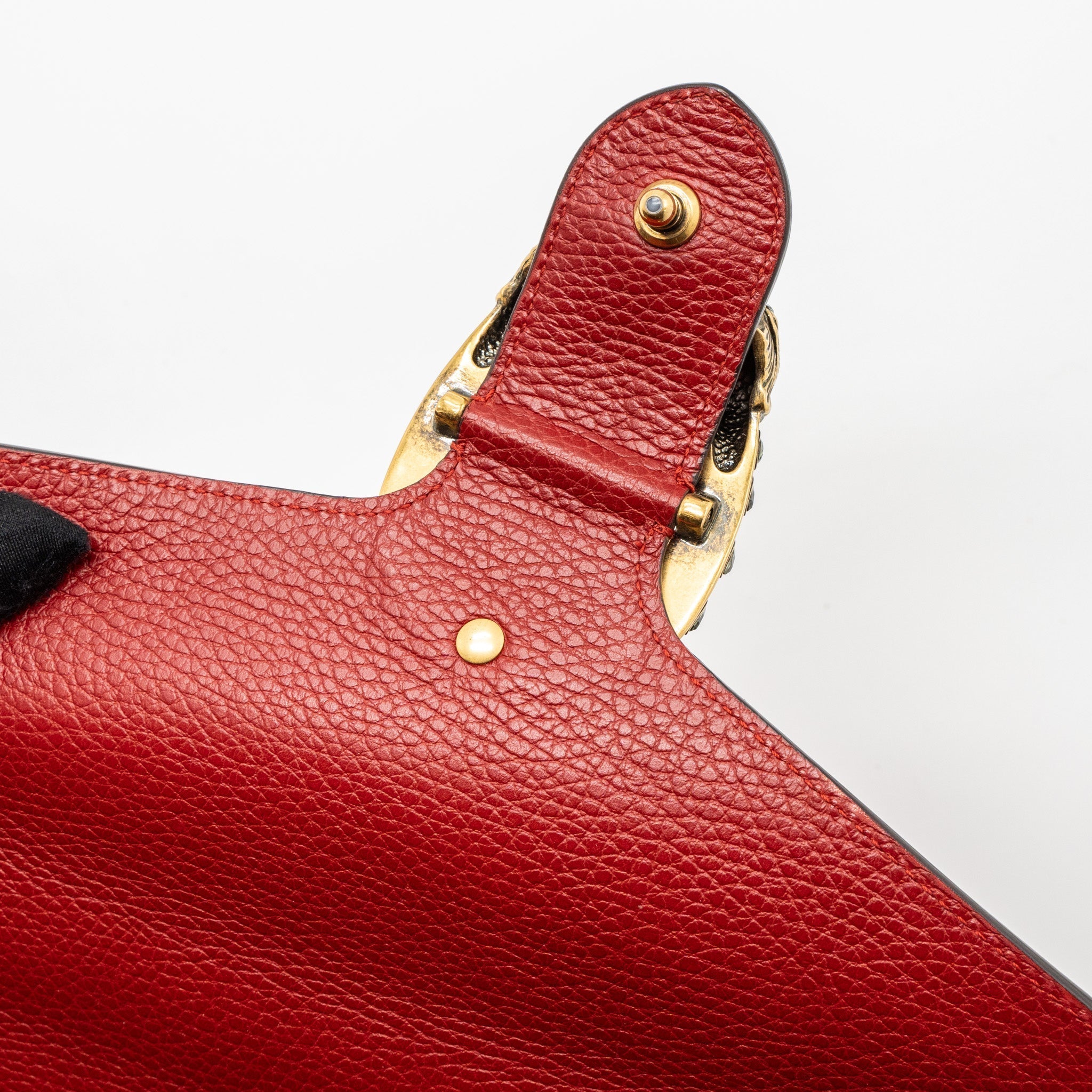 GUCCI SMALL DIONYSUS BAG CALFSKIN RED MULTICOLOUR HARDWARE